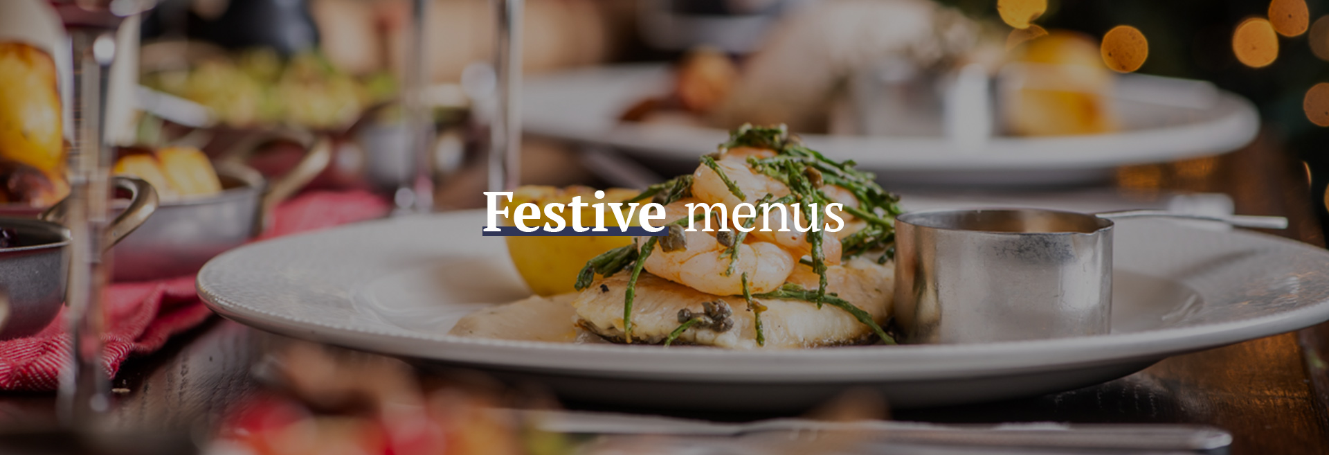 Festive Christmas Menu at The Brandling Arms 