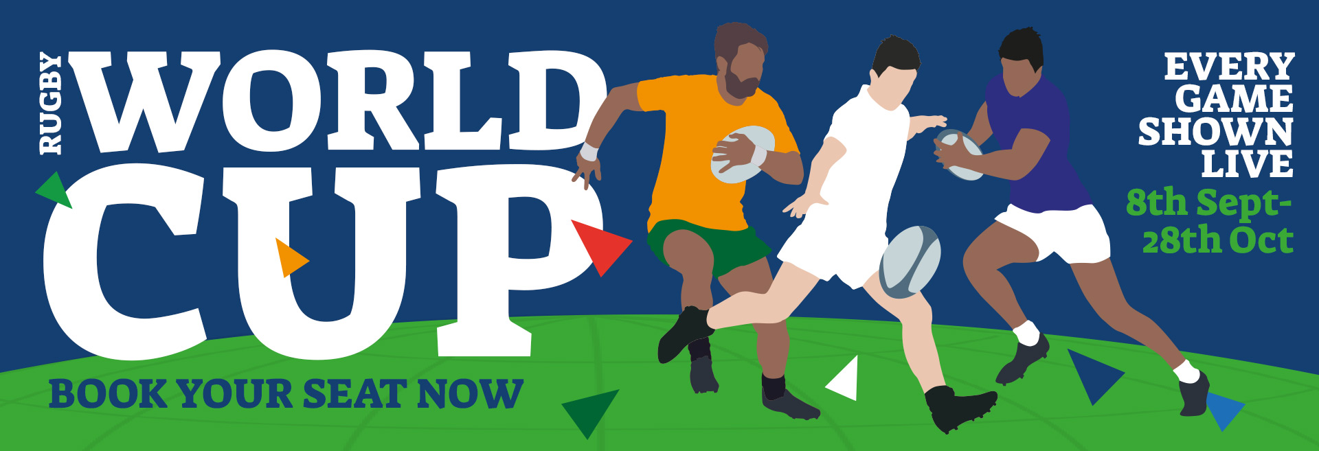 Watch the Rugby World Cup at The Brandling Arms